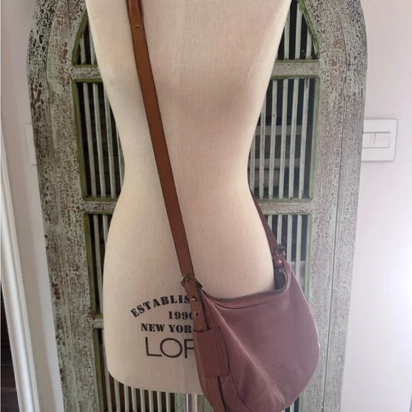 Tan Leather Crossbody Bag - Picture 2 of 5